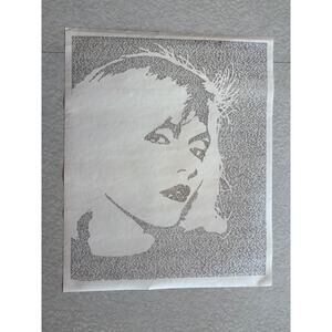 Blondie Debbie Harry 1981 "Talking" Poster ORIGINAL Approx 18.5" x 22.75"